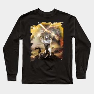 Lightning Cat Long Sleeve T-Shirt